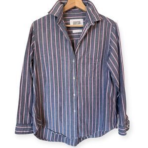Anthropologie Grayson The Hero V Neck Buttondown Size 3 M